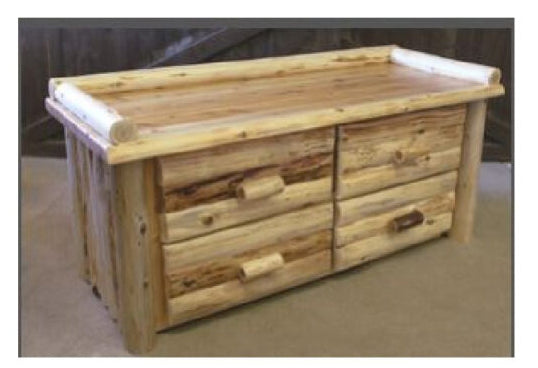 Hand Peeled Deacon's Bench