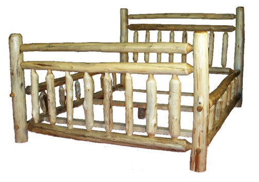 Hidden Lake Hand Peeled Logger Bed