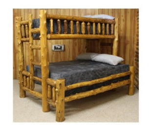 Hidden Lake Hand Peeled Bunk Beds