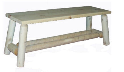 Hidden Lake Cedar Log Bench Collection - C4027