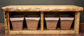 Hidden Lake Hand-Peeled Bench Collection - CHPFB