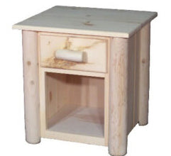 Hidden Lake Sanded Cedar Nightstands