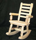 Hidden Lake Ladderback Log Rocker - LR6983
