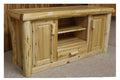 Hidden Lake Hand Peeled Widescreen TV Stand - CHPWEC